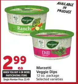 Albertsons Marzetti Veggie Dips offer