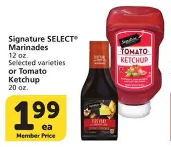 Albertsons Signature SELECT Marinades 12 oz. or Tomato Ketchup 20 oz offer