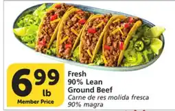 Albertsons Fresh 90% Lean Ground Beef offer
