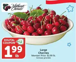 Albertsons Large Cherries offer