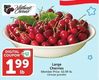 Albertsons Large Cherries offer