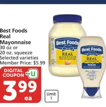 Albertsons Best Foods Real Mayonnaise offer