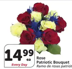 Albertsons Rose Patriotic Bouquet offer