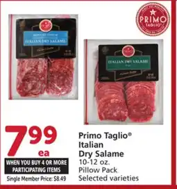 Albertsons Primo Taglio Italian Dry Salame offer