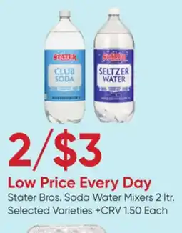 Stater Bros Stater Bros. Soda Water Mixers offer