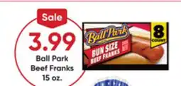 Stater Bros Ball Park Beef Franks offer