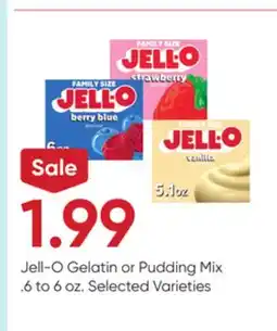 Stater Bros Jell-O Gelatin or Pudding Mix offer