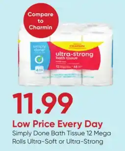 Stater Bros Simply Done Bath Tissue offer