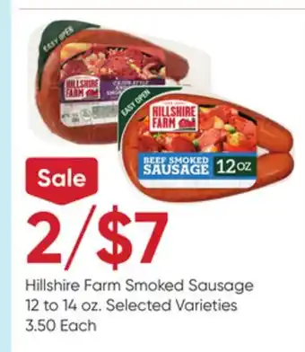 Stater Bros Hillshire Farm Smoked Sausage offer