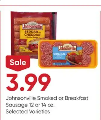 Stater Bros Johnsonville Smoked or Breakfast Sausage offer