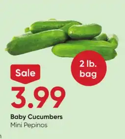 Stater Bros Baby Cucumbers offer