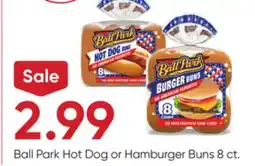 Stater Bros Ball Park Hot Dog or Hamburger Buns offer