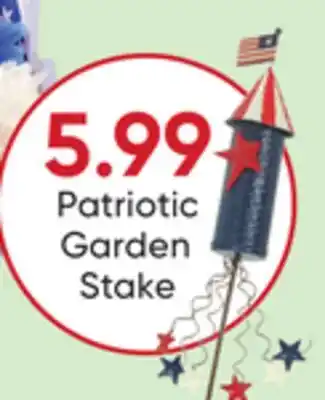 Stater Bros Patriotic Garden Stake offer