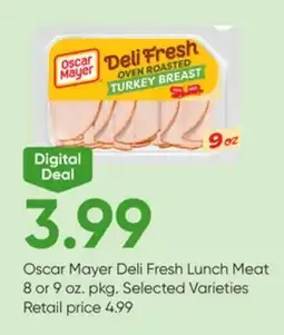 Stater Bros Oscar Mayer Deli Fresh Lunch Meat offer
