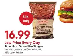 Stater Bros Stater Bros. Ground Beef Burgers offer
