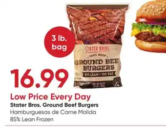Stater Bros Stater Bros. Ground Beef Burgers offer