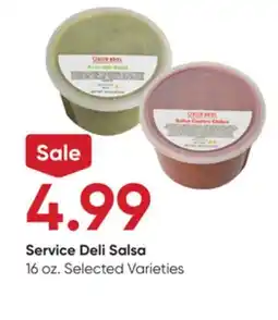 Stater Bros Service Deli Salsa offer