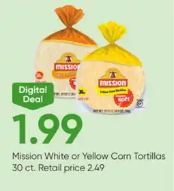 Stater Bros Mission White or Yellow Corn Tortillas offer
