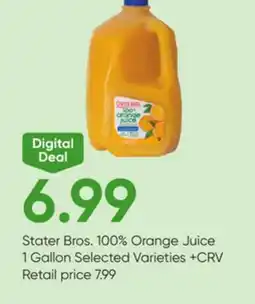 Stater Bros Stater Bros. 100% Orange Juice offer
