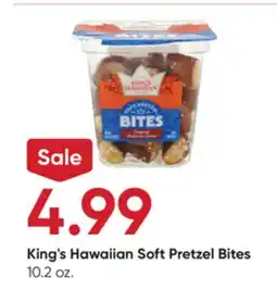 Stater Bros King's Hawaiian Soft Pretzel Bites offer
