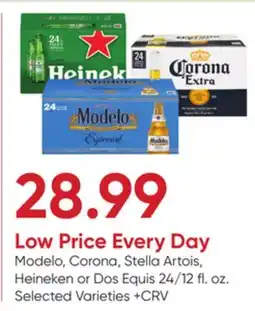 Stater Bros Modelo, Corona, Stella Artois, Heineken or Dos Equis offer