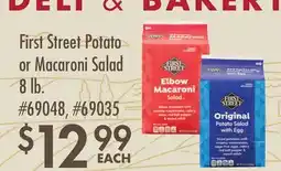 Smart & Final First Street Potato or Macaroni Salad offer