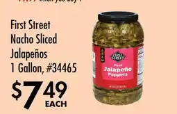 Smart & Final First Street Nacho Sliced Jalapeños offer