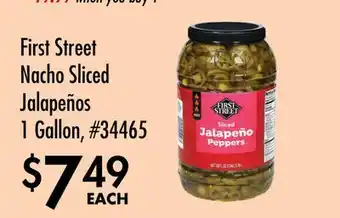 Smart & Final First Street Nacho Sliced Jalapeños offer