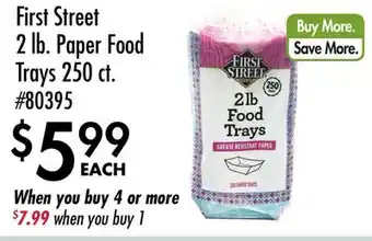 Smart & Final 2 lb. Paper Food Trays offer