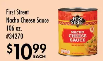 Smart & Final First Street Nacho Cheese Sauce offer
