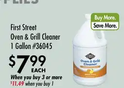 Smart & Final First Street Oven & Grill Cleaner offer