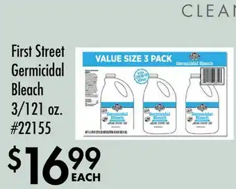 Smart & Final First Street Germicidal Bleach offer