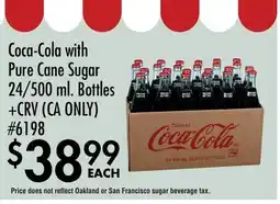 Smart & Final Coca-Cola with Pure Cane Sugar offer