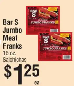 Smart & Final Bar S Jumbo Meat Franks offer