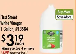 Smart & Final First Street White Vinegar offer