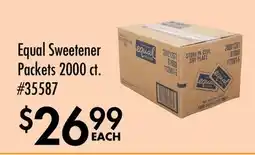 Smart & Final Equal Sweetener Packets offer