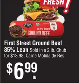 Smart & Final First Street Ground Beef offer