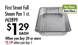 Smart & Final First Street Full Steam Pan offer