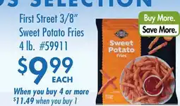 Smart & Final First Street 3/8 Sweet Potato Fries offer