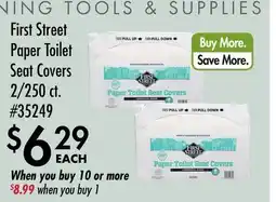 Smart & Final First Street Paper Toilet Seat Covers offer