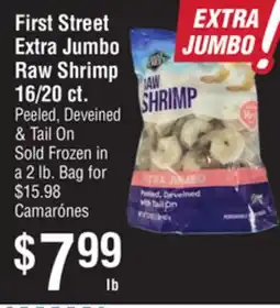 Smart & Final First Street Extra Jumbo Raw Shrimp 16/20 ct offer