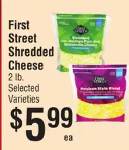Smart & Final First Street Shredded Cheese offer