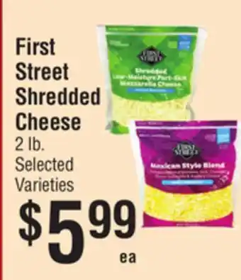 Smart & Final First Street Shredded Cheese offer