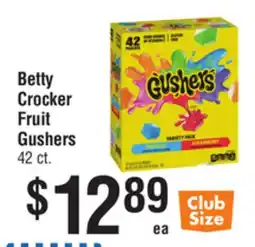 Smart & Final Betty Crocker Fruit Gushers offer