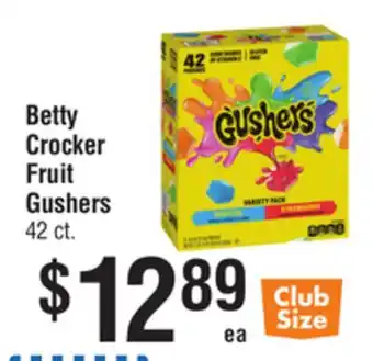 Smart & Final Betty Crocker Fruit Gushers offer
