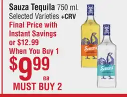 Smart & Final Sauza Tequila offer