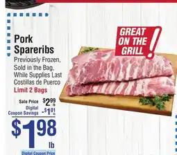 Smart & Final Pork Spareribs offer