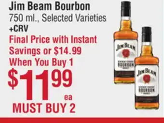 Smart & Final Jim Beam Bourbon offer