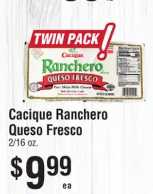 Smart & Final Cacique Ranchero Queso Fresco offer
