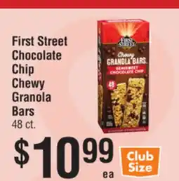 Smart & Final First Street Chocolate Chip Chewy Granola Bars offer